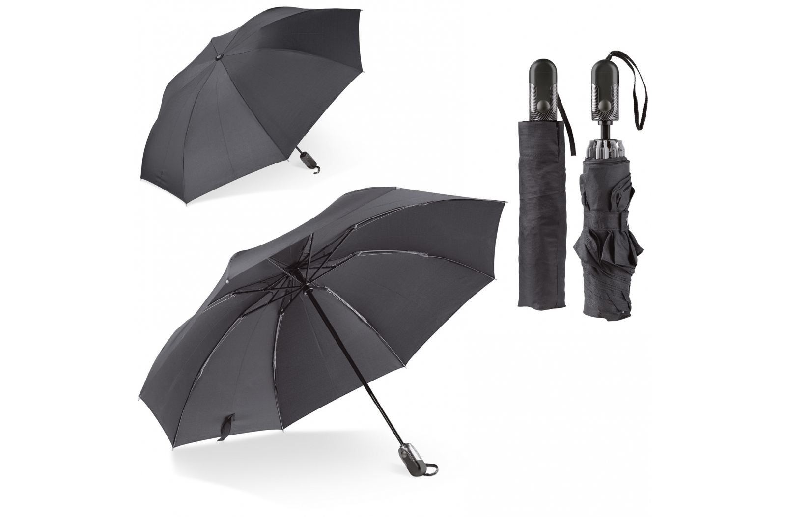 Parapluie Deluxe réversible 23” avec ouverture/fermeture automatique - Zaprinta France