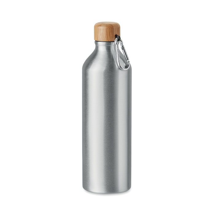Bouteille en aluminium avec bouchon en bambou 800ml