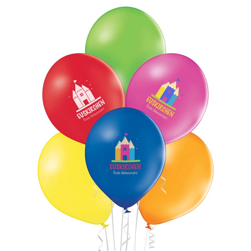 Ballons baudruche en latex naturel | couleurs pastel | Ø 33cm | livraison rapide | fabriqué en UE