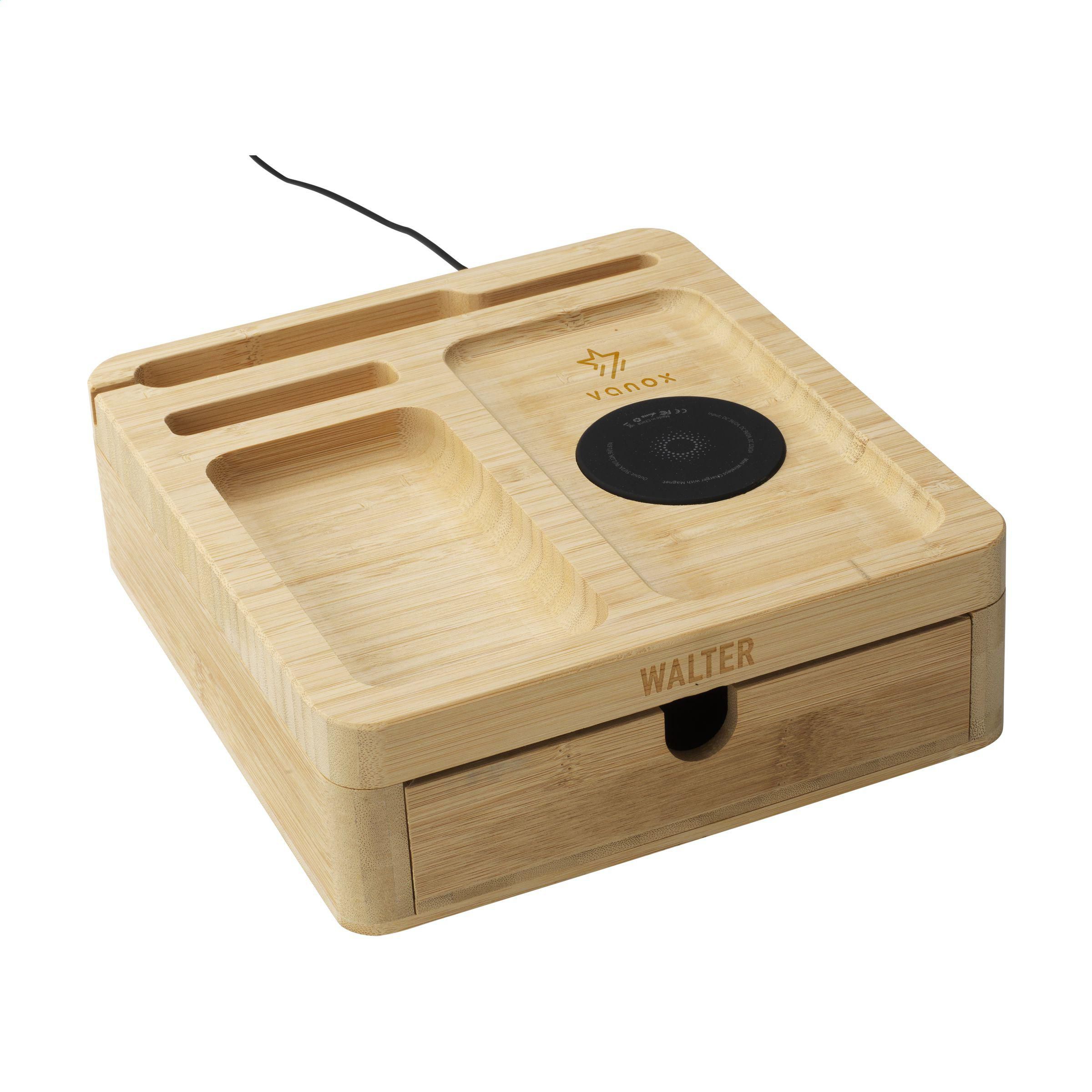 Organisateur et chargeur Walter Bamboo Big Dock 15W