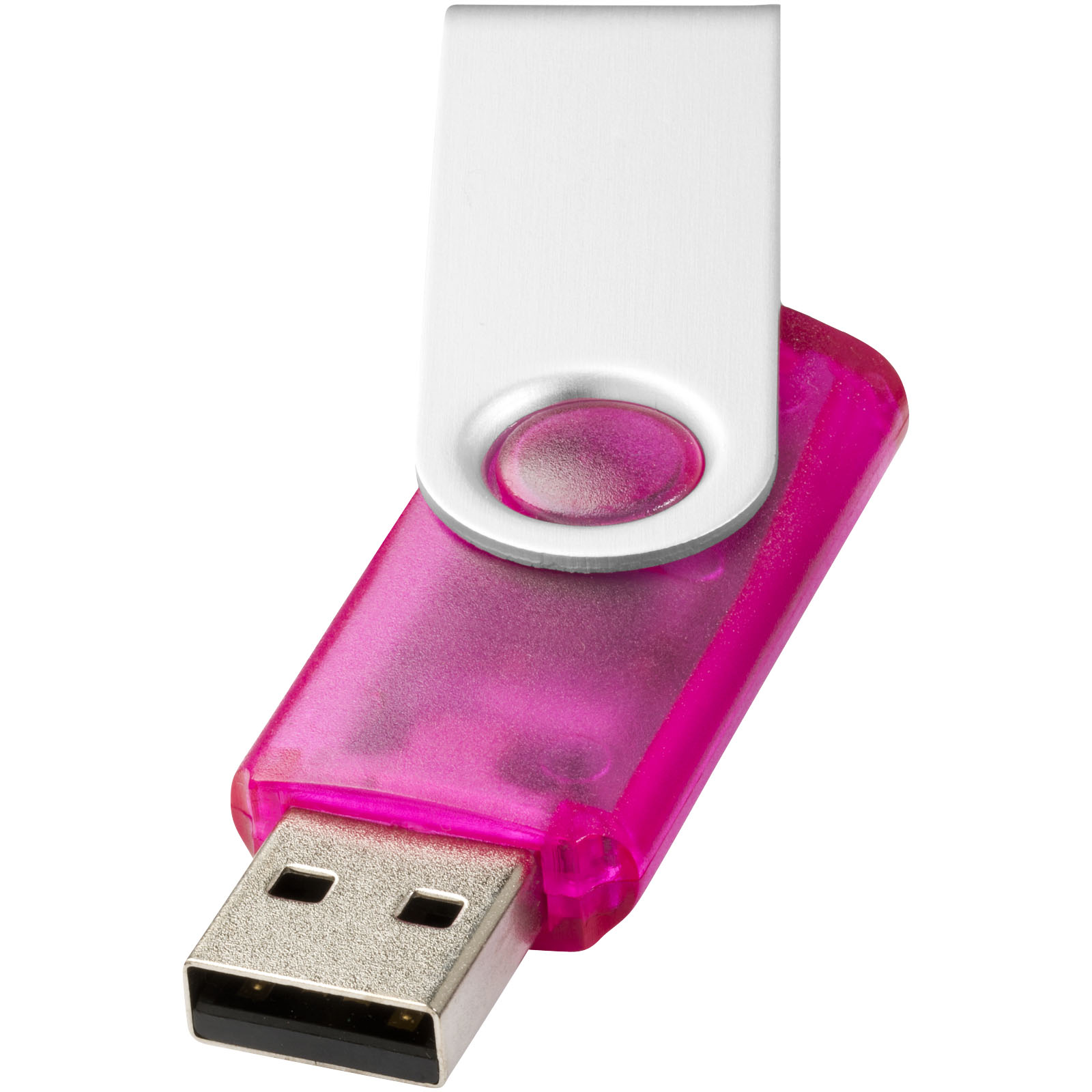 Clé USB rotative translucide de 4 Go - Écouis - Zaprinta France