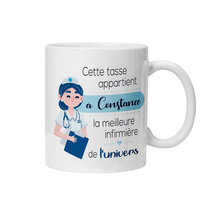 Mug infirmière personnalisée - Zaprinta France