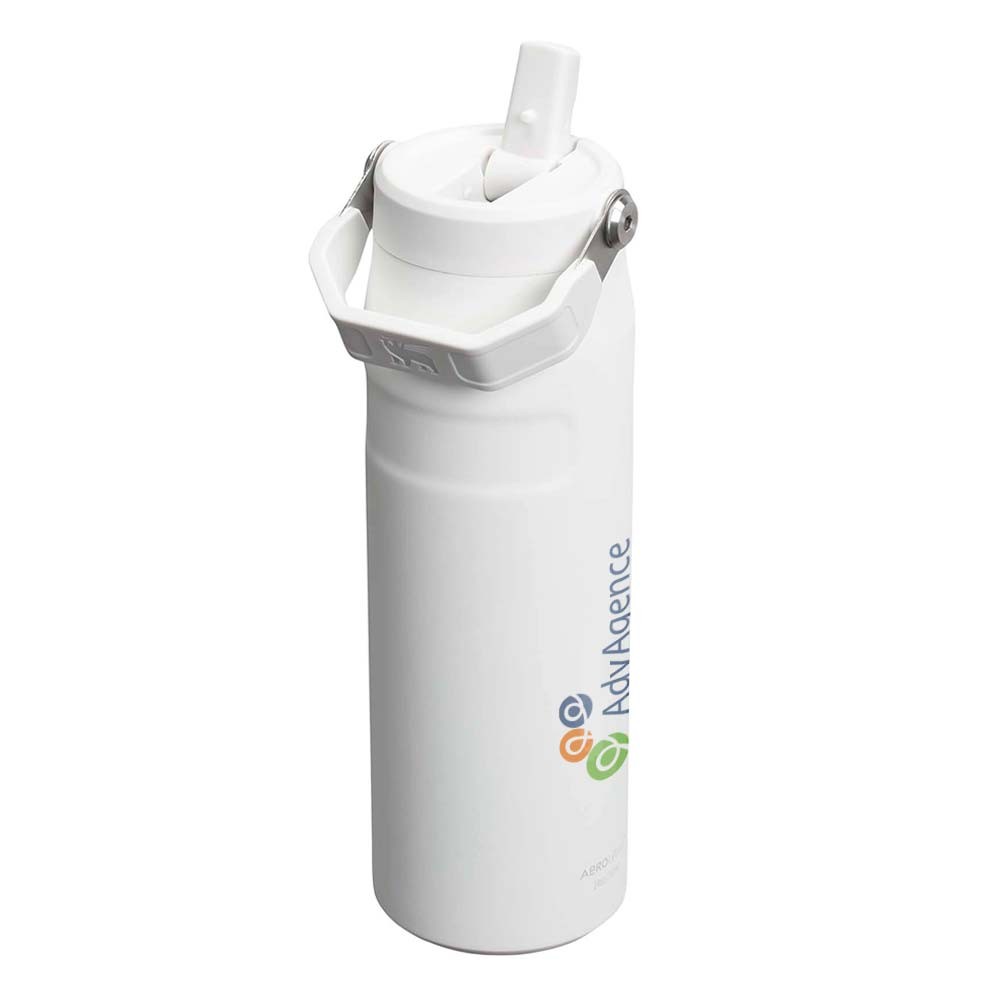Bouteille d'eau légère AeroFlow™ 700 ml avec paille rabattable - Montpensier
