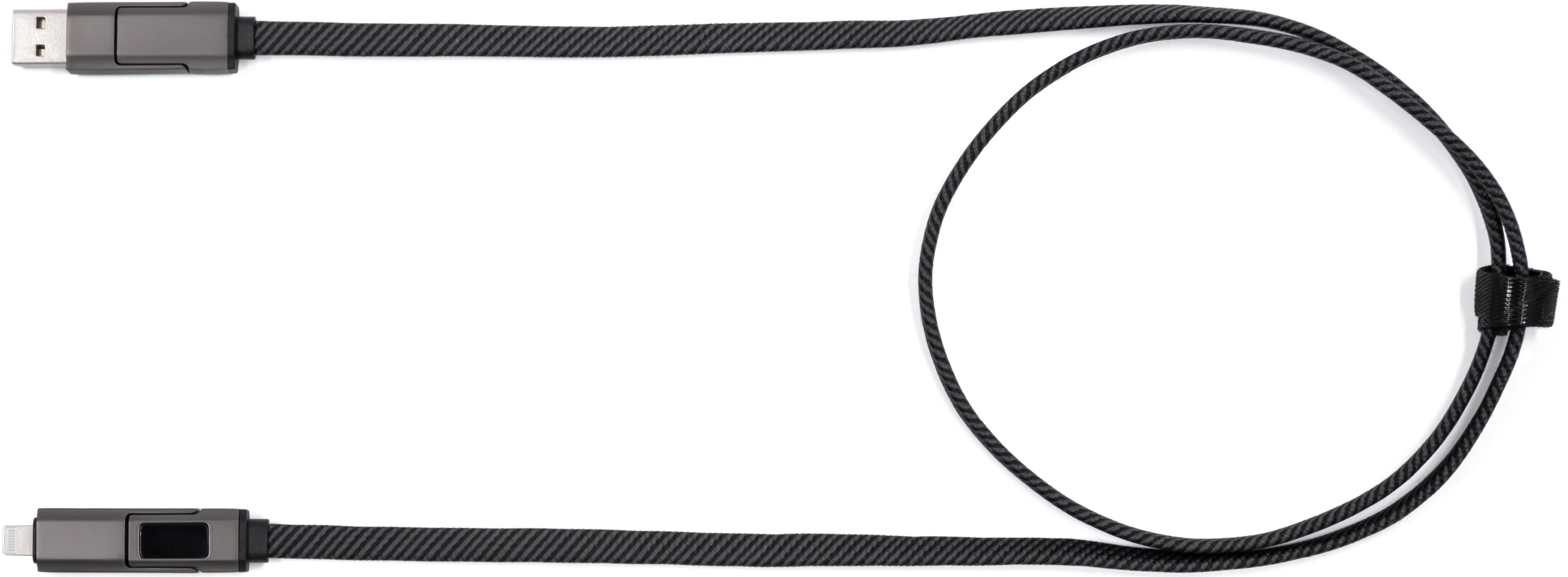 Câble de Charge Écologique Polyvalent - Saint-Gilles imprimé avec logo