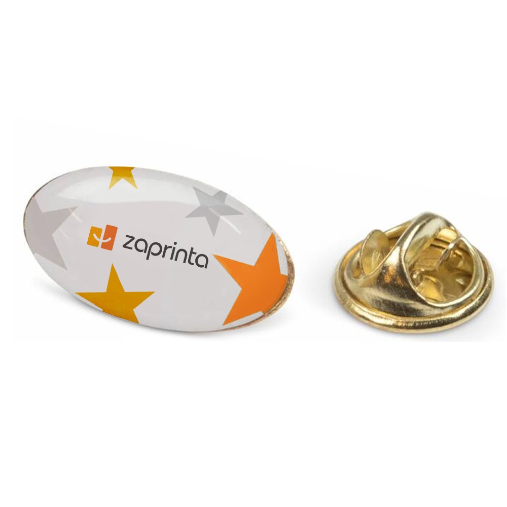 Pins oval personnalisé (20 x 12 mm) - Jim