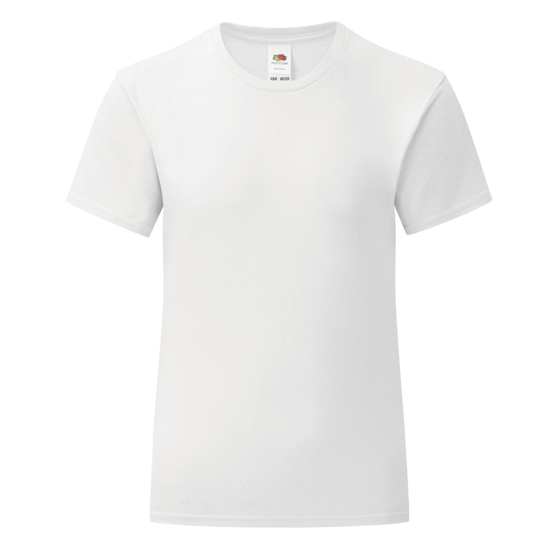 T-shirt blanc emblématique de Fruit Of The Loom - Zaprinta France