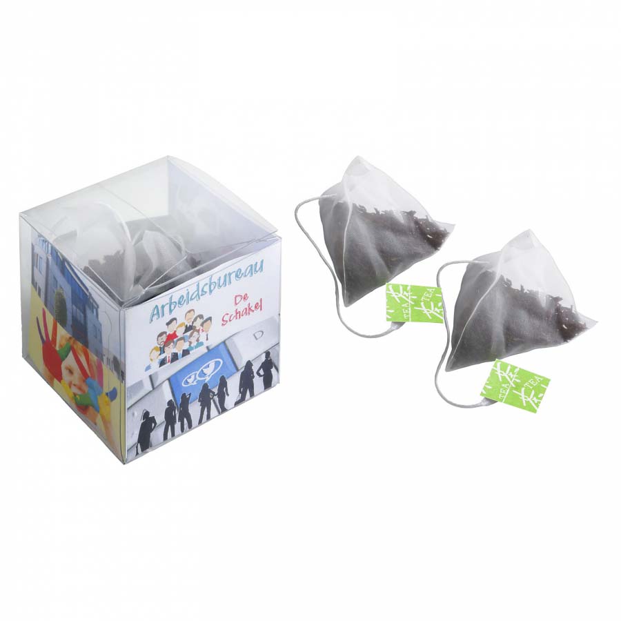 Emballage de sachets de thé transparents avec banderole imprimée - Bourges - Zaprinta France