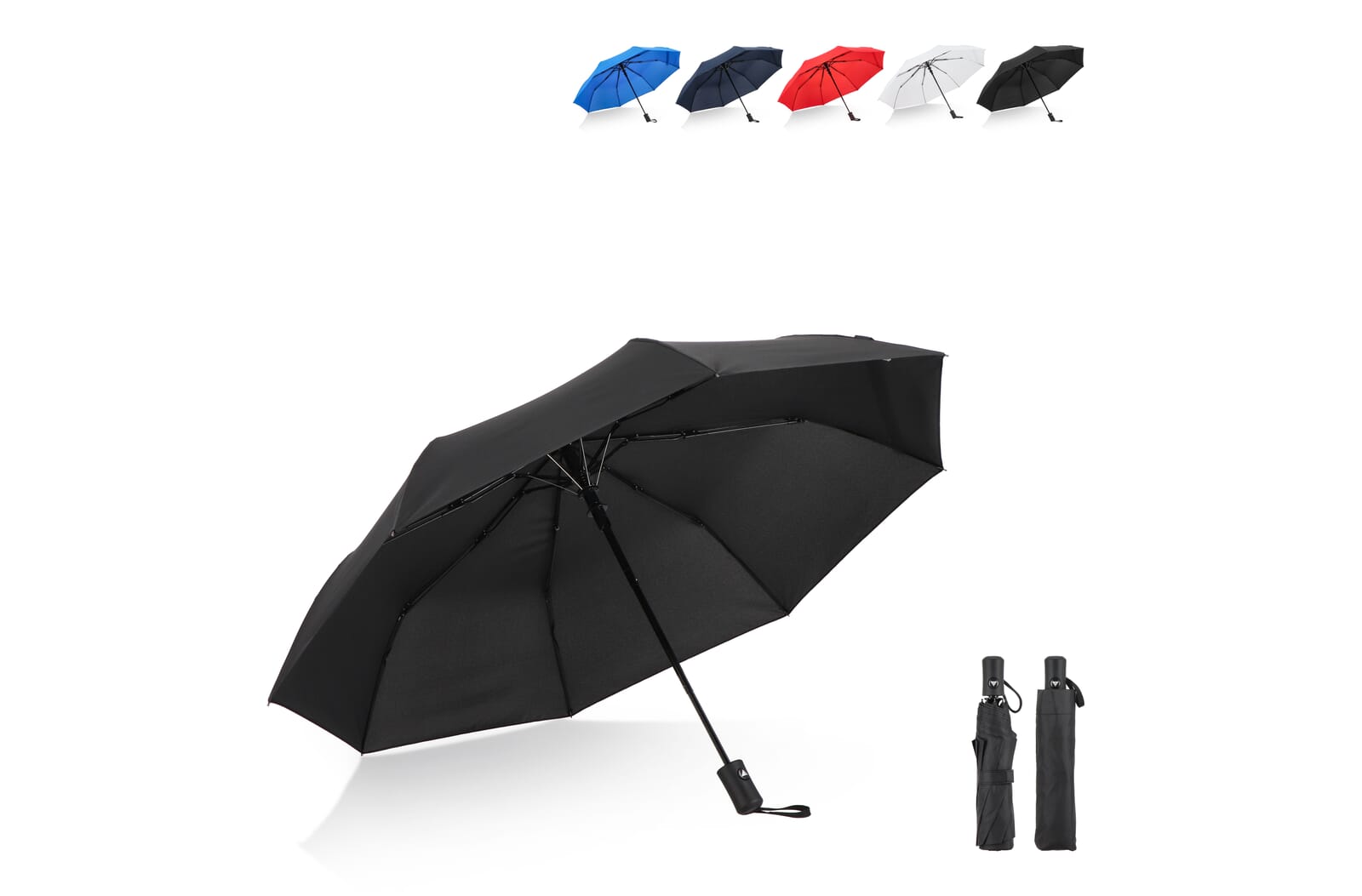 Parapluie pliable tempête 21,5 avec ouverture automatique - Le Vaudoué