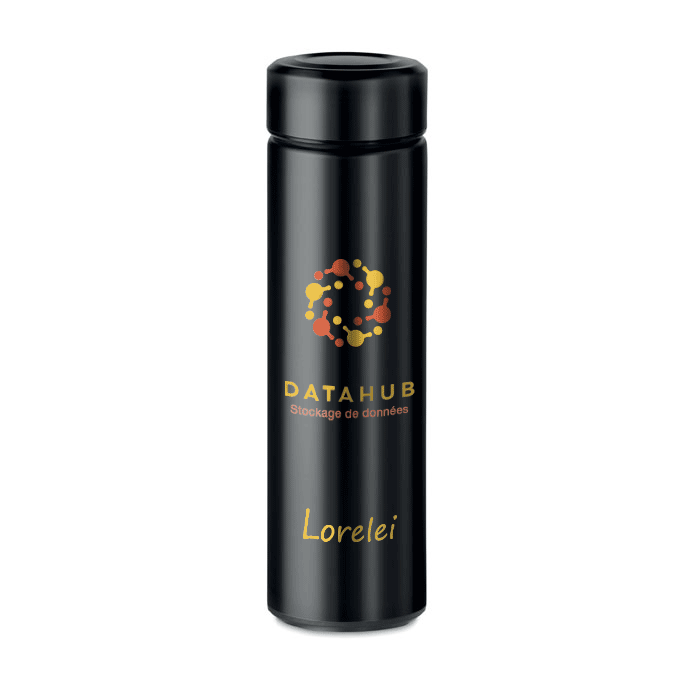Gourde isotherme personnalisée avec prénom inox coloré 425 ml - Stéphane