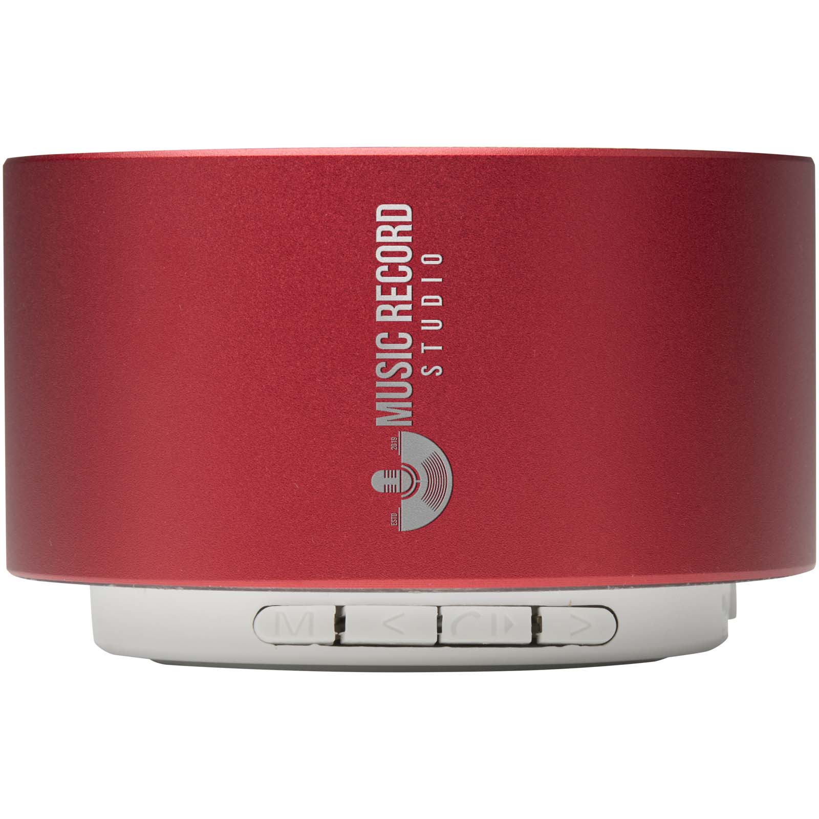 Enceinte Bluetooth sans fil en aluminium recyclé 3W - Hésingue imprimé avec logo