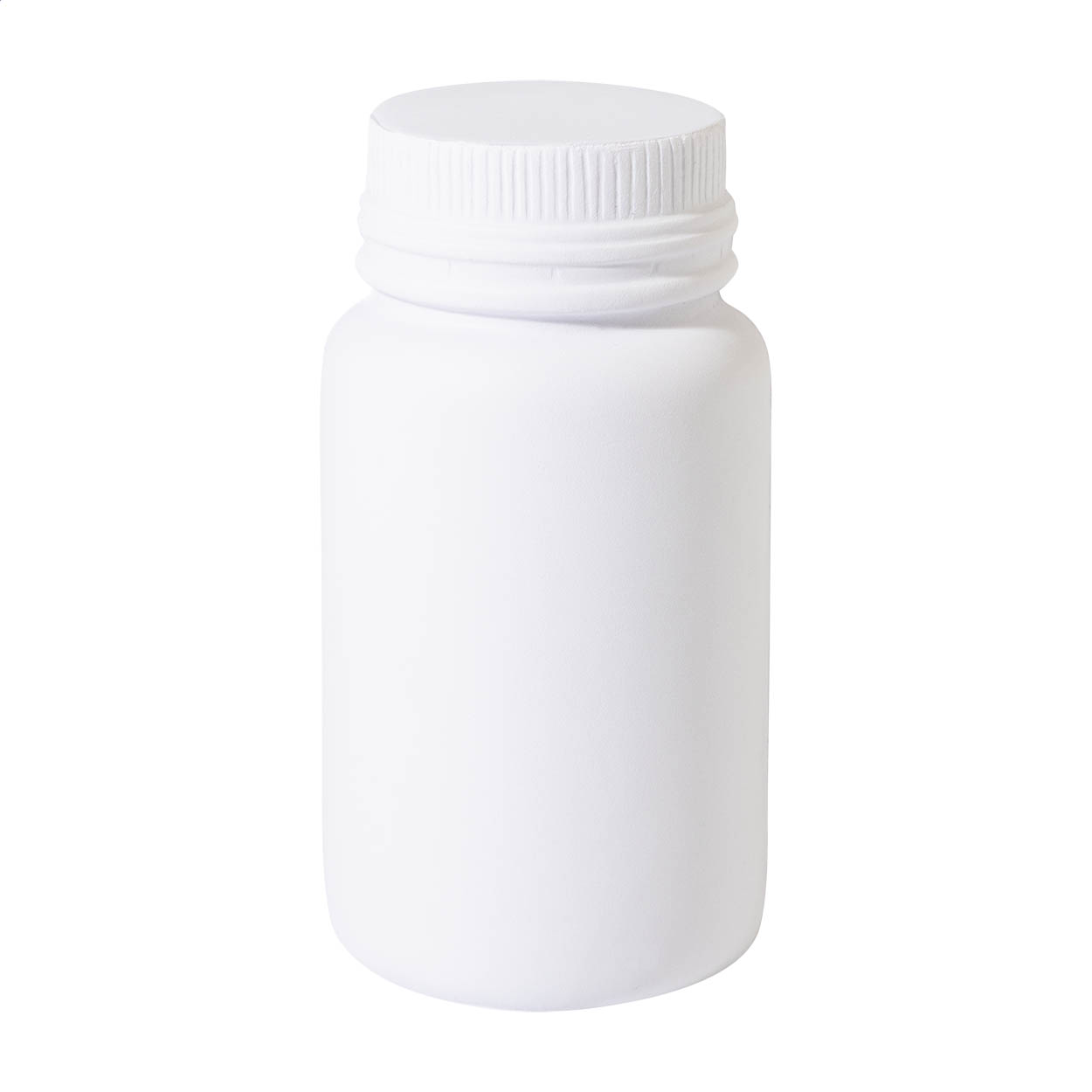 Balle anti-stress Prescrip en forme de flacon personnalisée, mousse PU