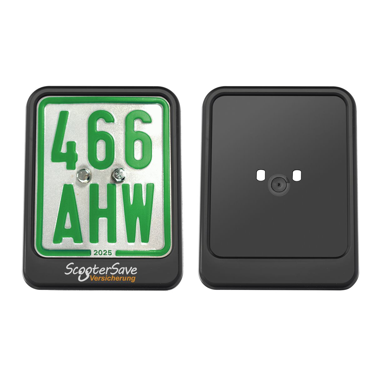 Support de plaque pour cyclomoteur/scooter en plastique recyclé - Binson-et-Orquigny