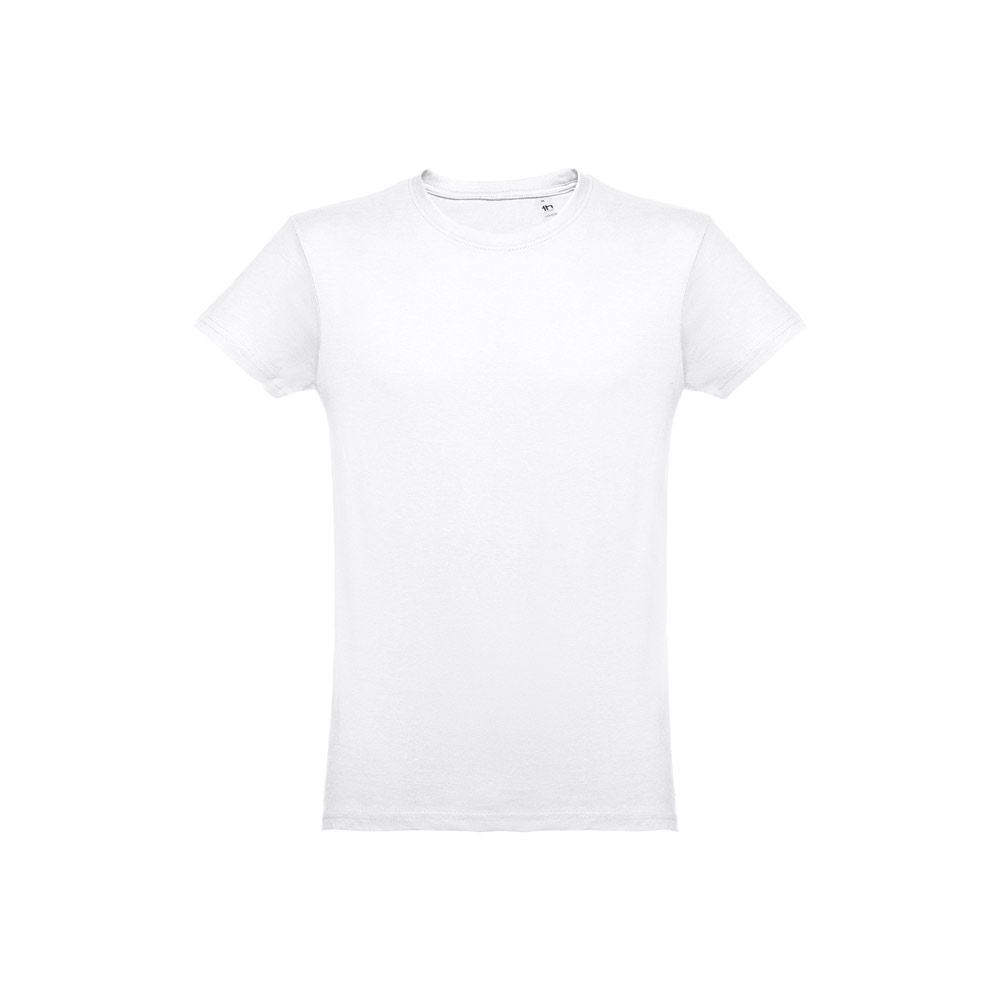 THC LUANDA WH. T-shirt pour homme en coton tubulaire. Couleur blanche