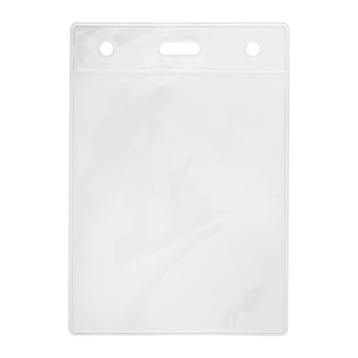 Porte-badge transparent Hissol personnalisé en plastique pour lanyard