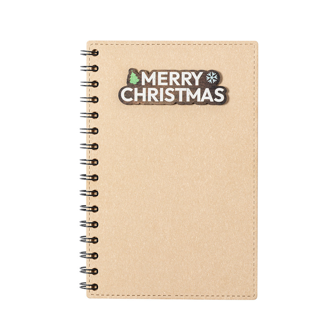 Cahier personnalisé "Merry Christmas" - Ludovic