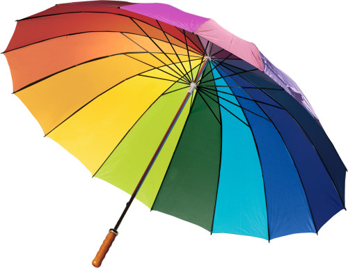Parapluie Arc-en-Ciel Élégant - Cellule imprimé avec logo