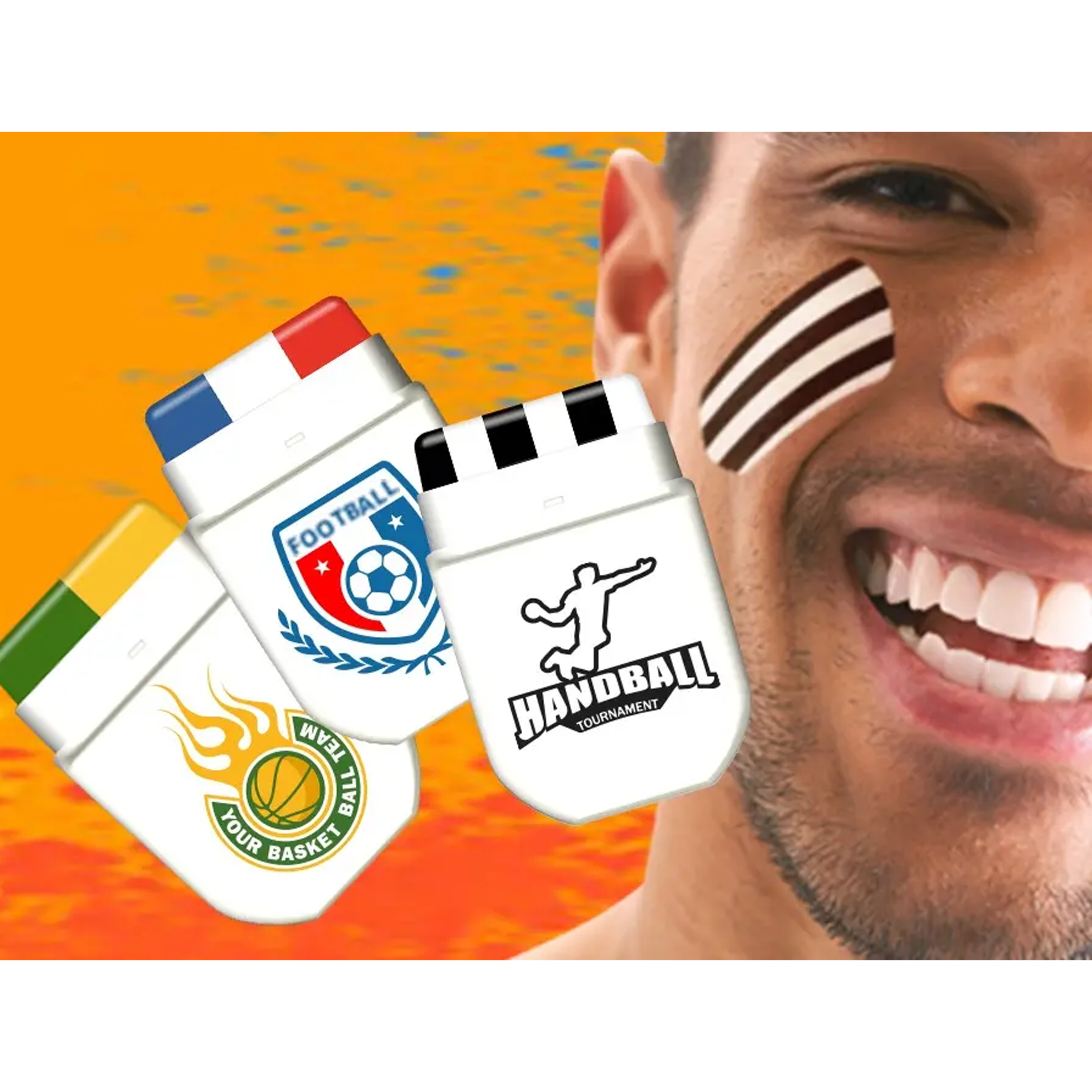 Peinture Visage Multi-Couleurs - Authieux