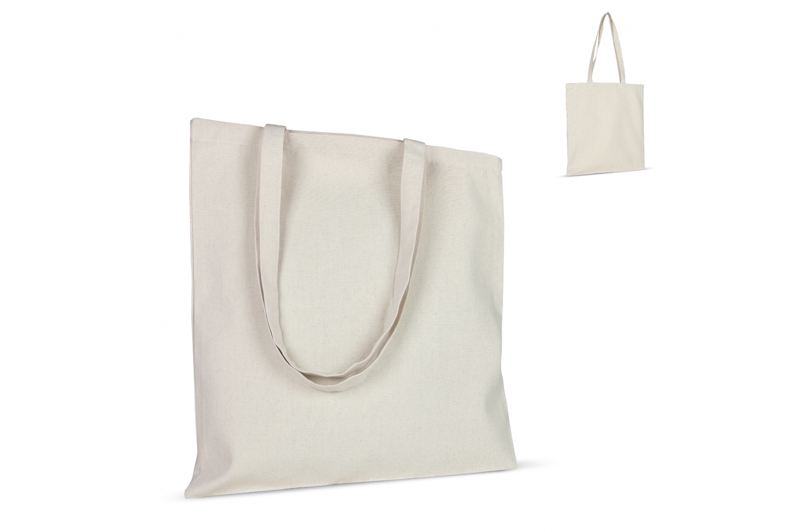 Sac OEKO-TEX® naturel long 220g/m² 38x42 cm - Ramecourt