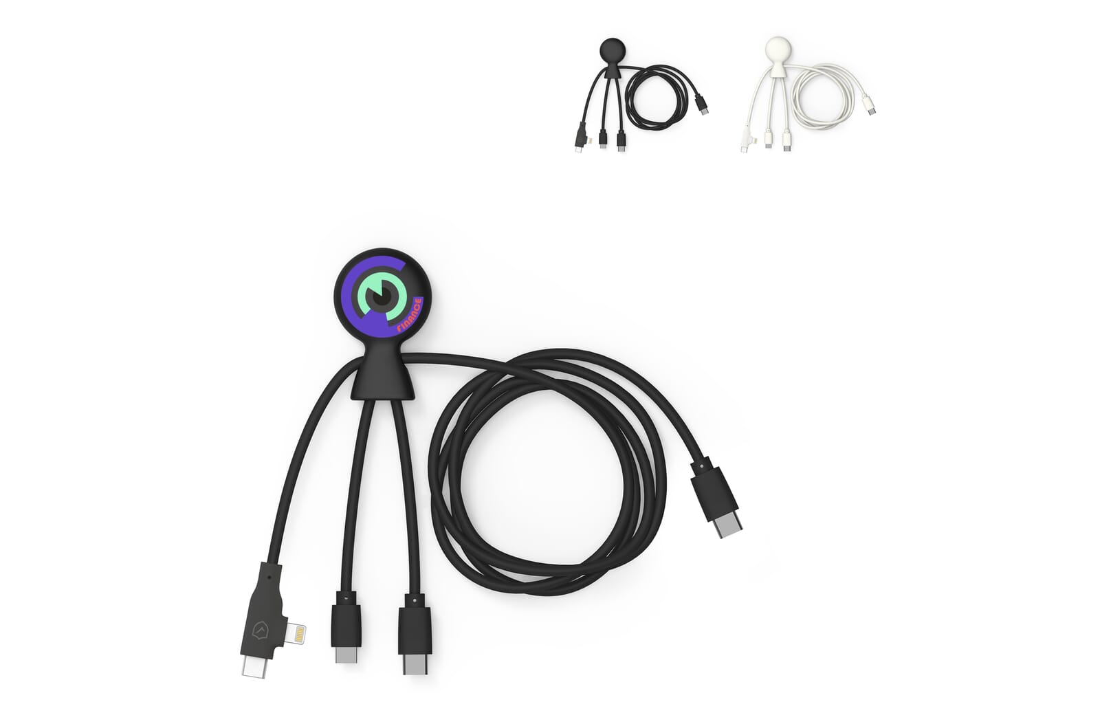 Xoopar Mr. Bio Long Câble Multi USB-C 1 Mètre