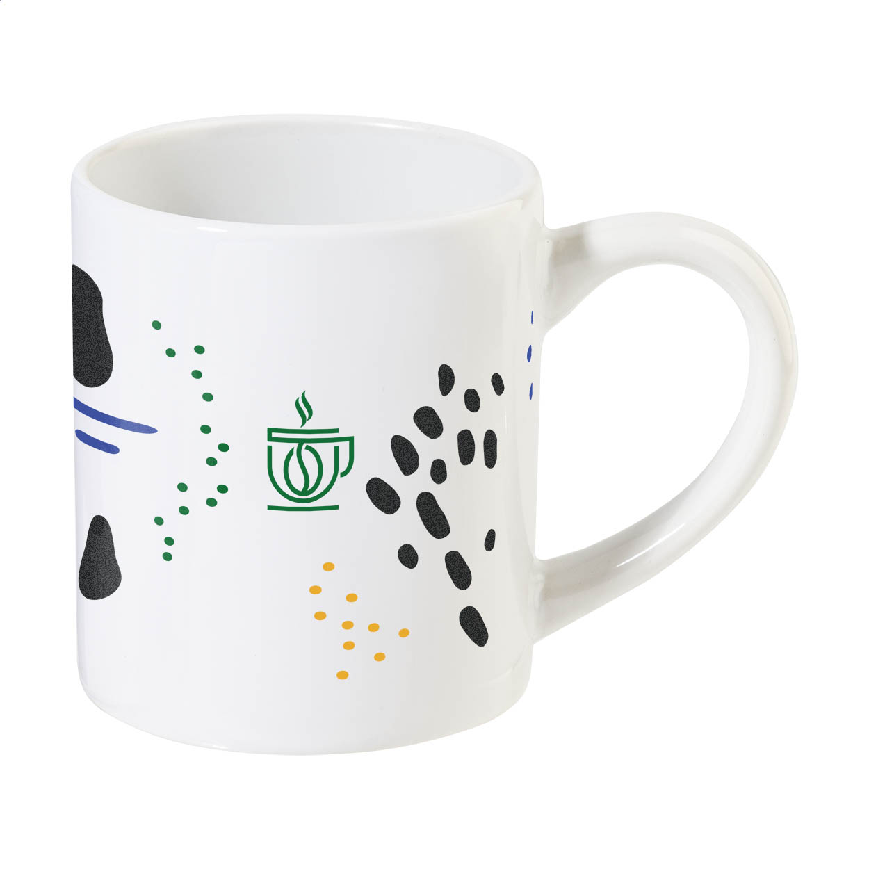Tasse Céramique Blanc Cadeau - Cressonsacq imprimé avec logo
