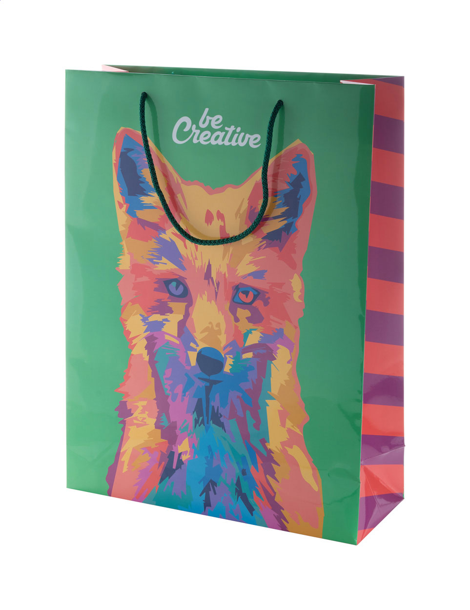 Sac de shopping en papier personnalisable XL - Avranville imprimé avec logo