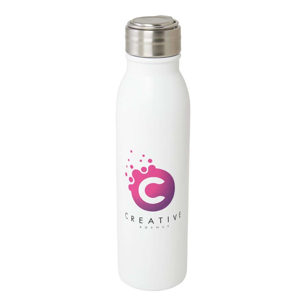 Bouteille d'eau en acier inoxydable certifiée RCS de 700 ml Harper avec boucle métallique - Saint-Disdier