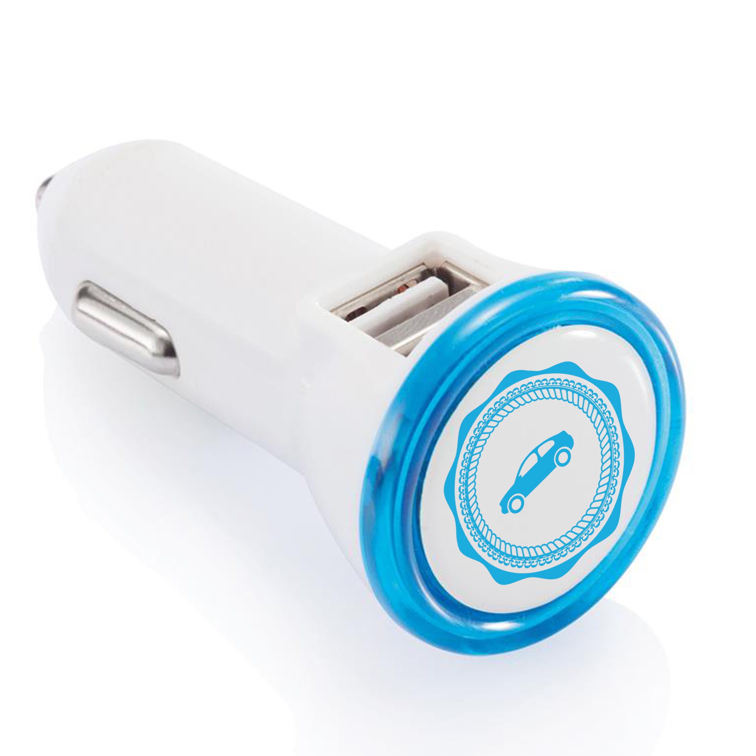 Connecteur USB portable double avec lumière LED intégrée - Oberhausbergen - Zaprinta France