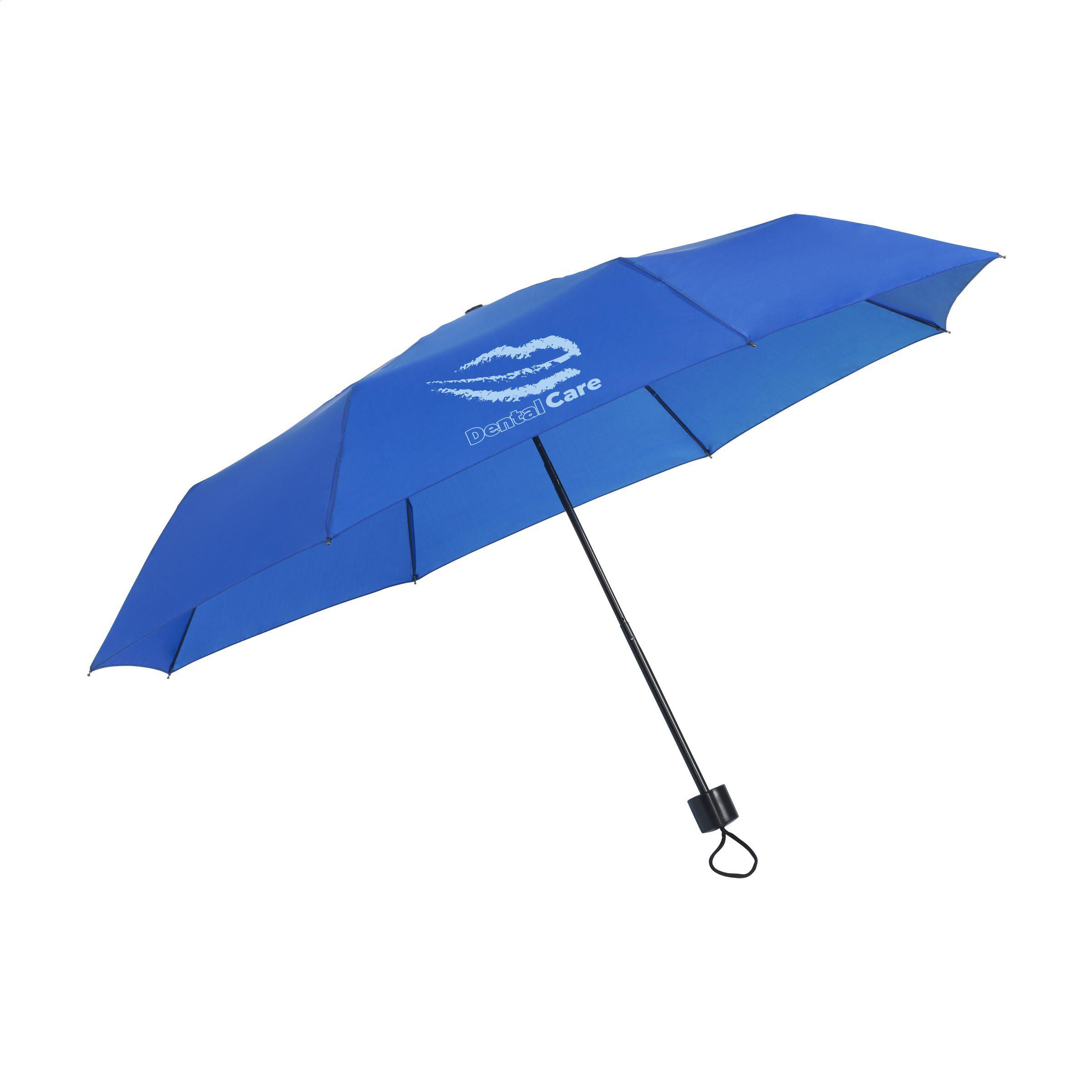 Parapluie Pliant Compact 21 pouces - Garin imprimé avec logo
