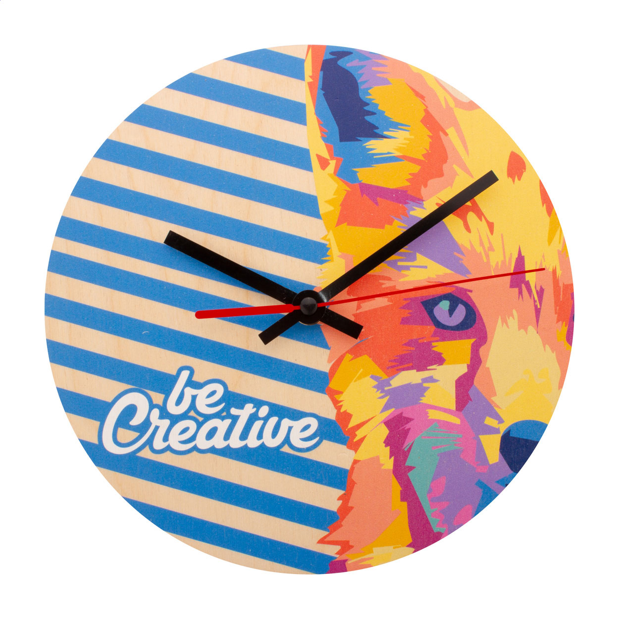 Horloge Murale Personnalisée en Bois de Bouleau - Vimenet