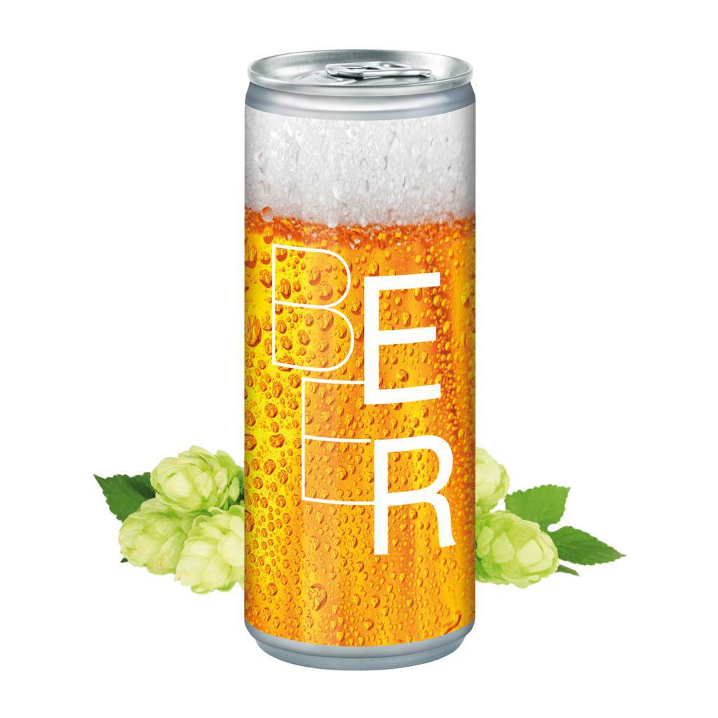 Canette de bière personnalisée 250ml - Zaprinta France