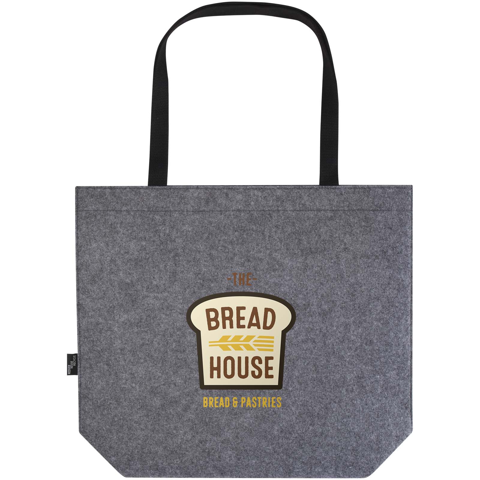 Grand Sac Fourre-Tout en Feutre Recyclé - Loc-Brévalaire imprimé avec logo