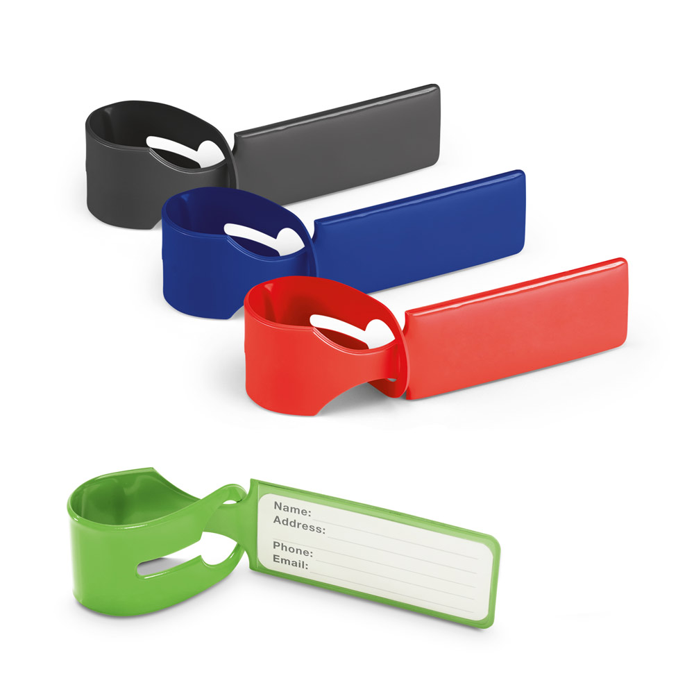 Étiquette d'identification de valise en PVC