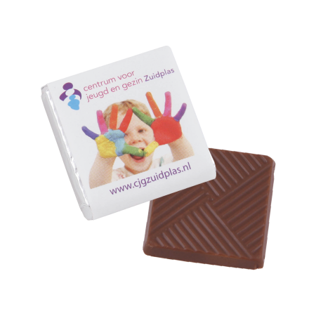 Pièce de Chocolat au Lait ou Chocolat Pur avec Impression Personnalisée - Bellegarde
