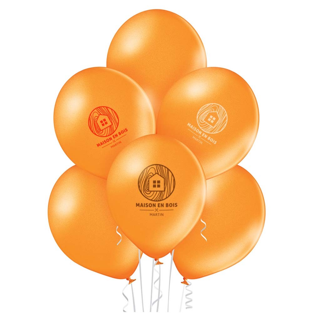 Ballons baudruche en latex naturel | couleurs métallique | Ø 27cm | livraison rapide | fabriqué en UE