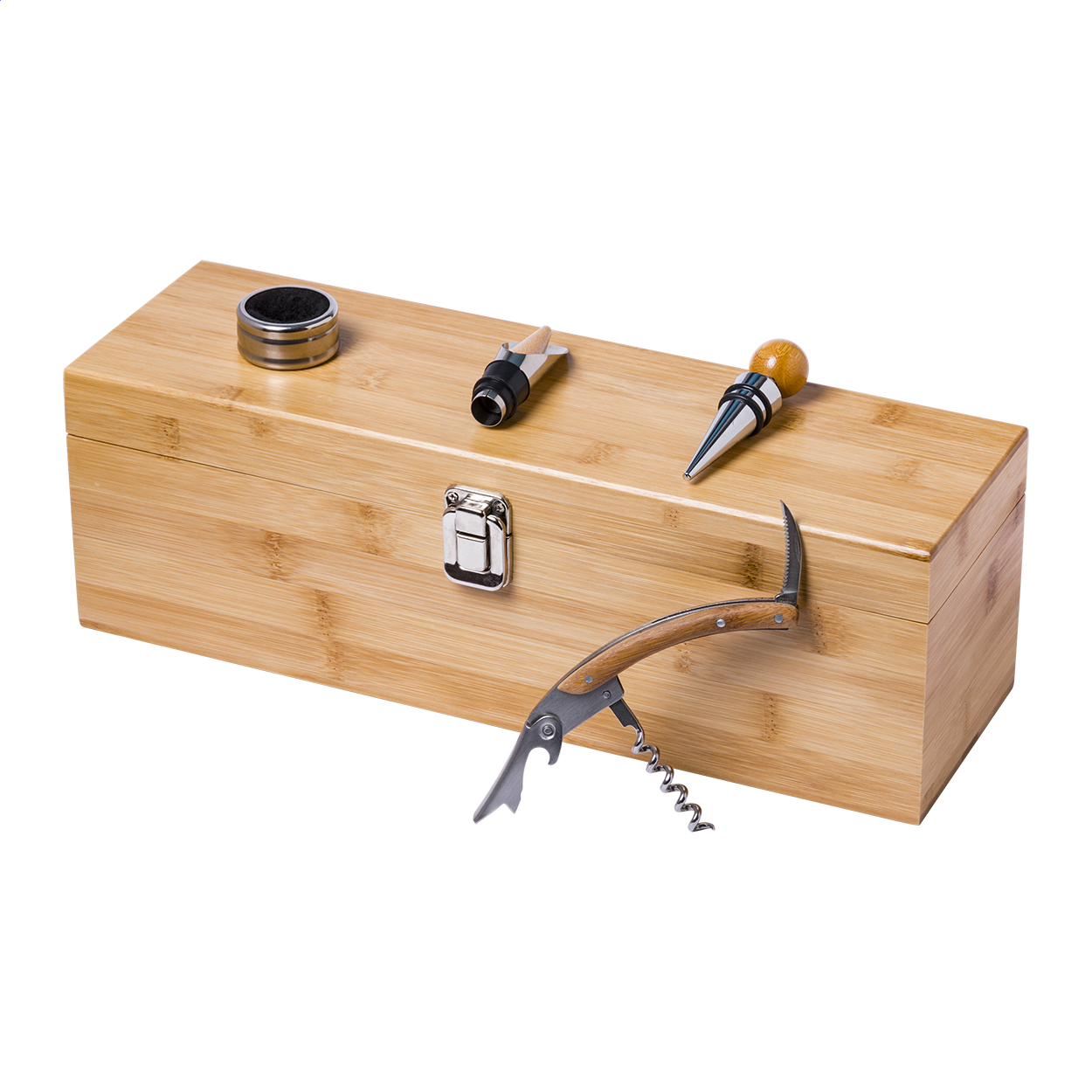 Ensemble de vin en bambou de luxe - Arith