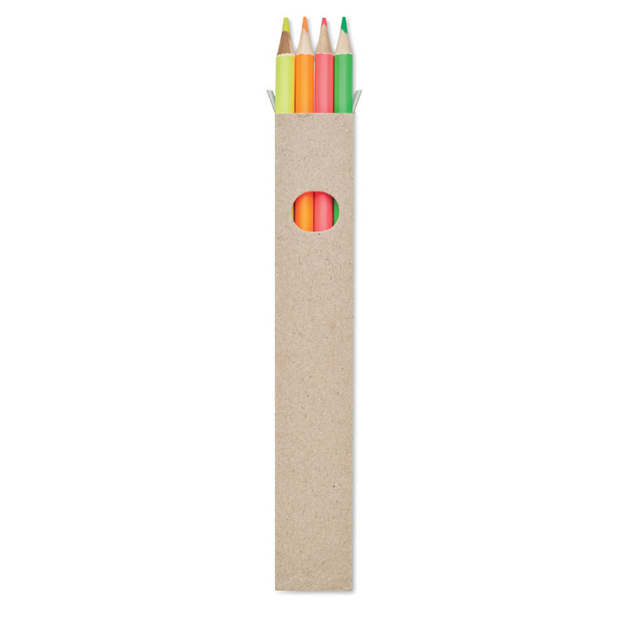 4 highlighter pencils in box - Zaprinta France