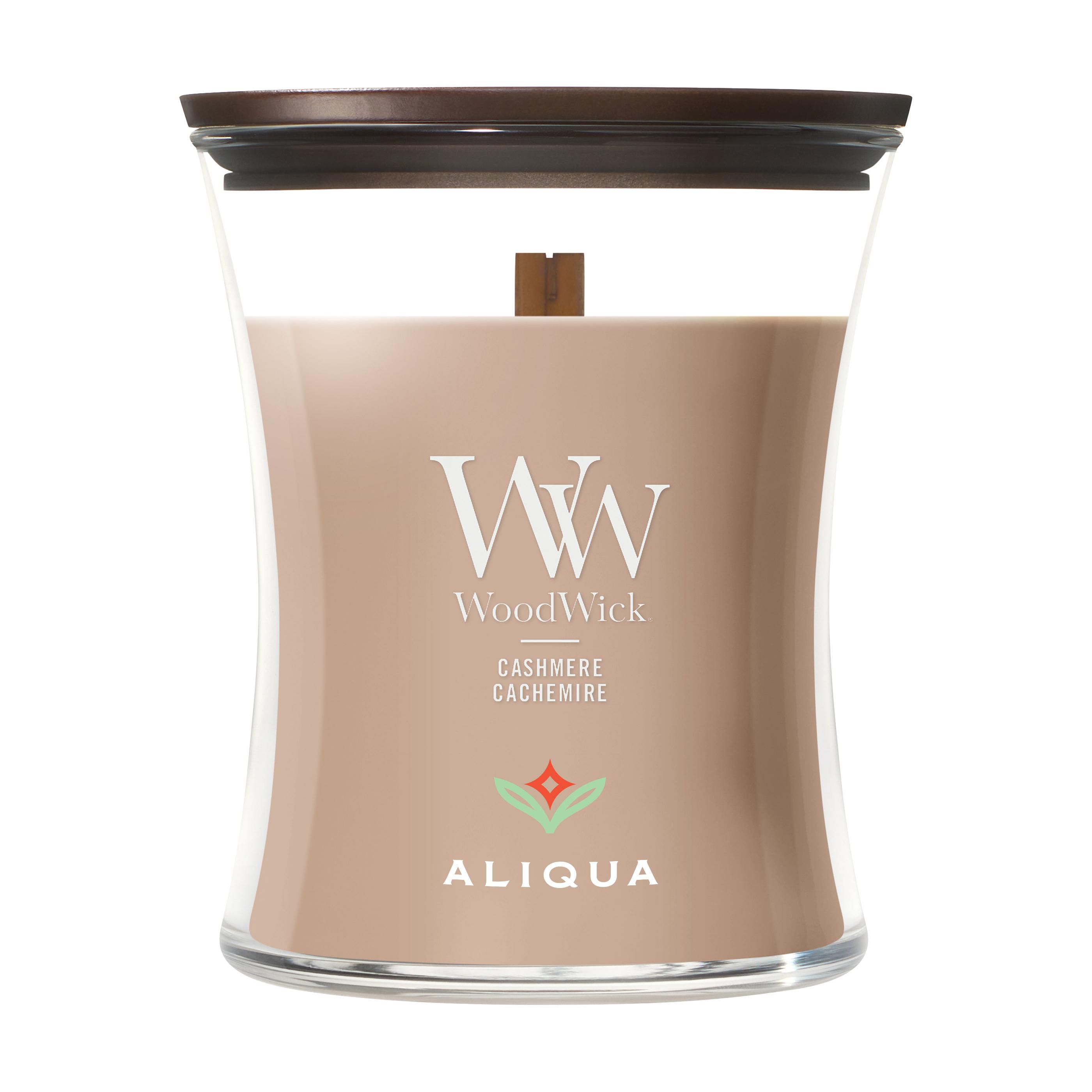 Bougie parfumée WoodWick Cashmere Moyenne