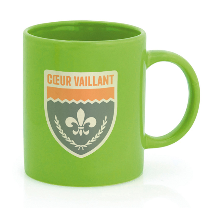 Mug personnalisable coloré en céramique 370 ml - Sofia