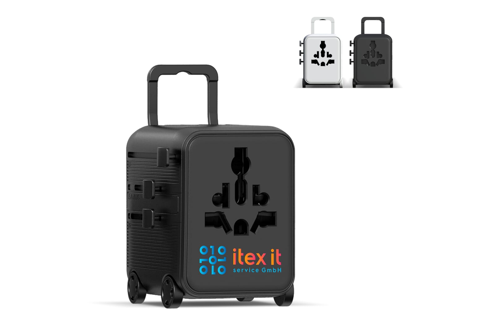 Xoopar Luggie GaN Adaptateur Universel à Roulettes