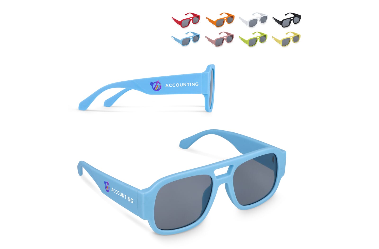 Lunettes de soleil Éclat Recyclé - Lacalm imprimé avec logo