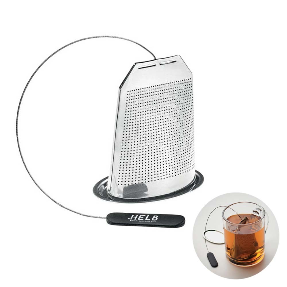 Infuseur de thé en acier inoxydable - Saint-Gilles imprimé avec logo