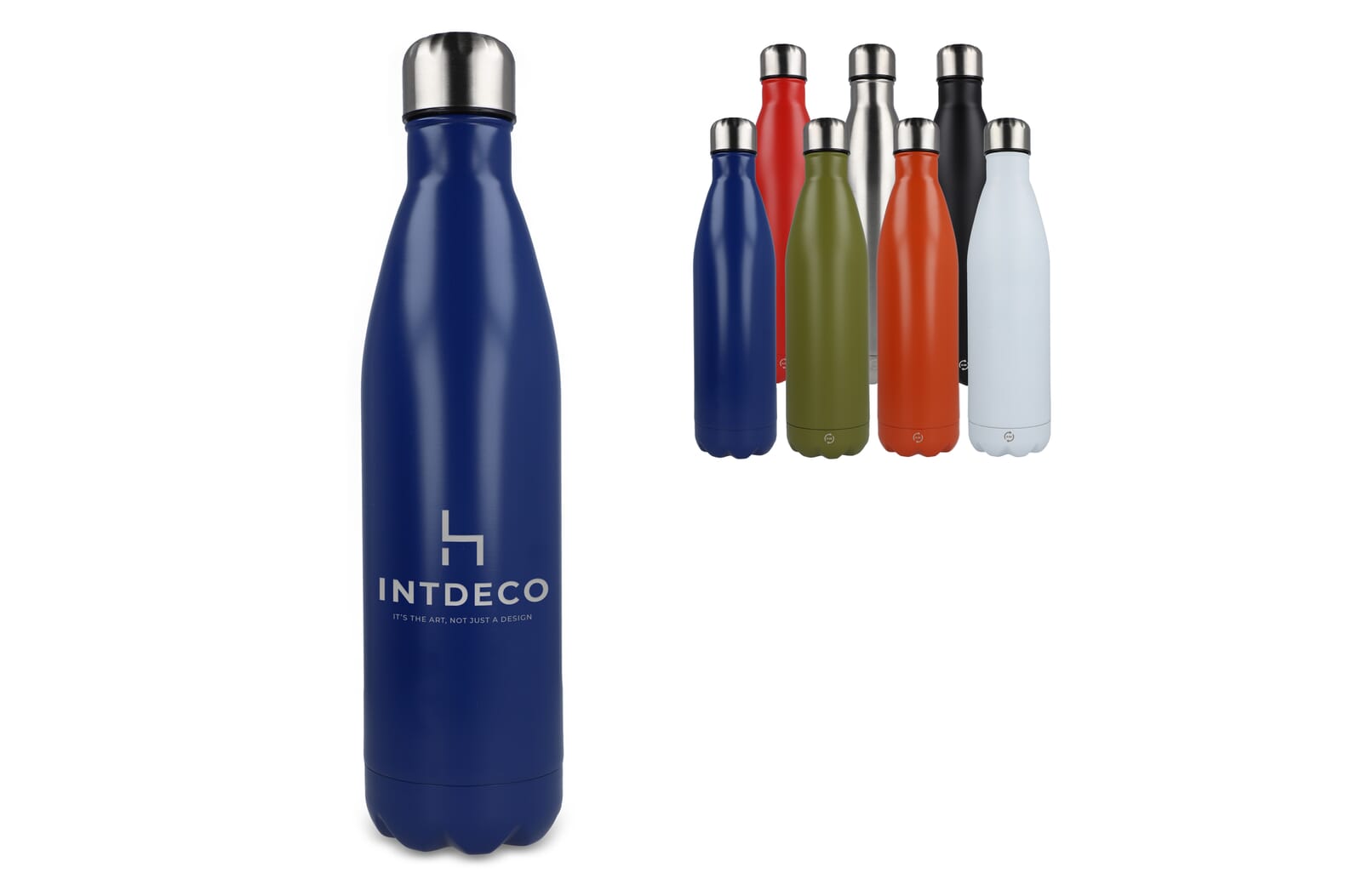 Flacon Bascule Inoxydable 750ml - Génicourt imprimé comme goodie personnalisé Flacon Bascule Inoxydable 750ml - Génicourt imprimé avec logo