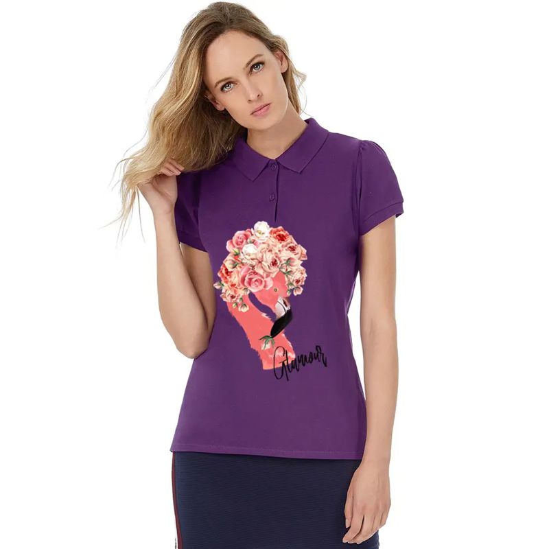 Polo manche courte personnalisé femme - Zaprinta France