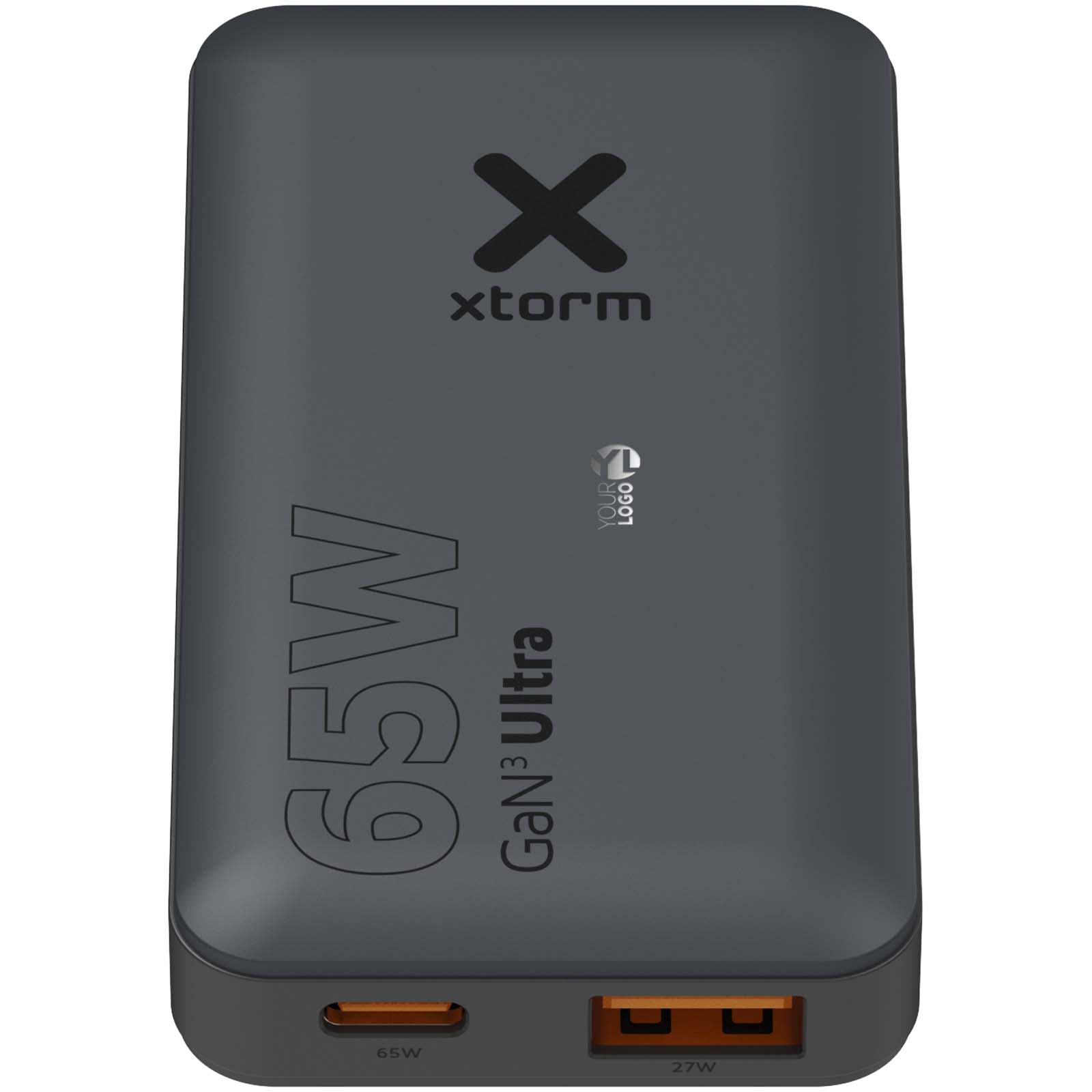 Chargeur de Voyage Ultra 65W - Lanfains imprimé avec logo