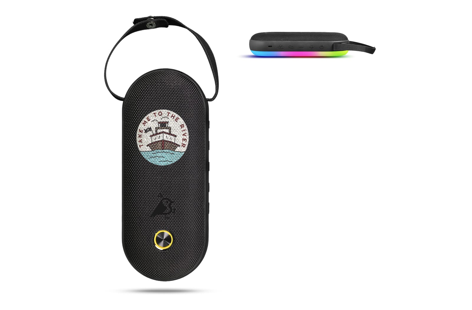 Haut-parleur Bluetooth Lumineux - Le Thuit-Anger imprimé avec logo