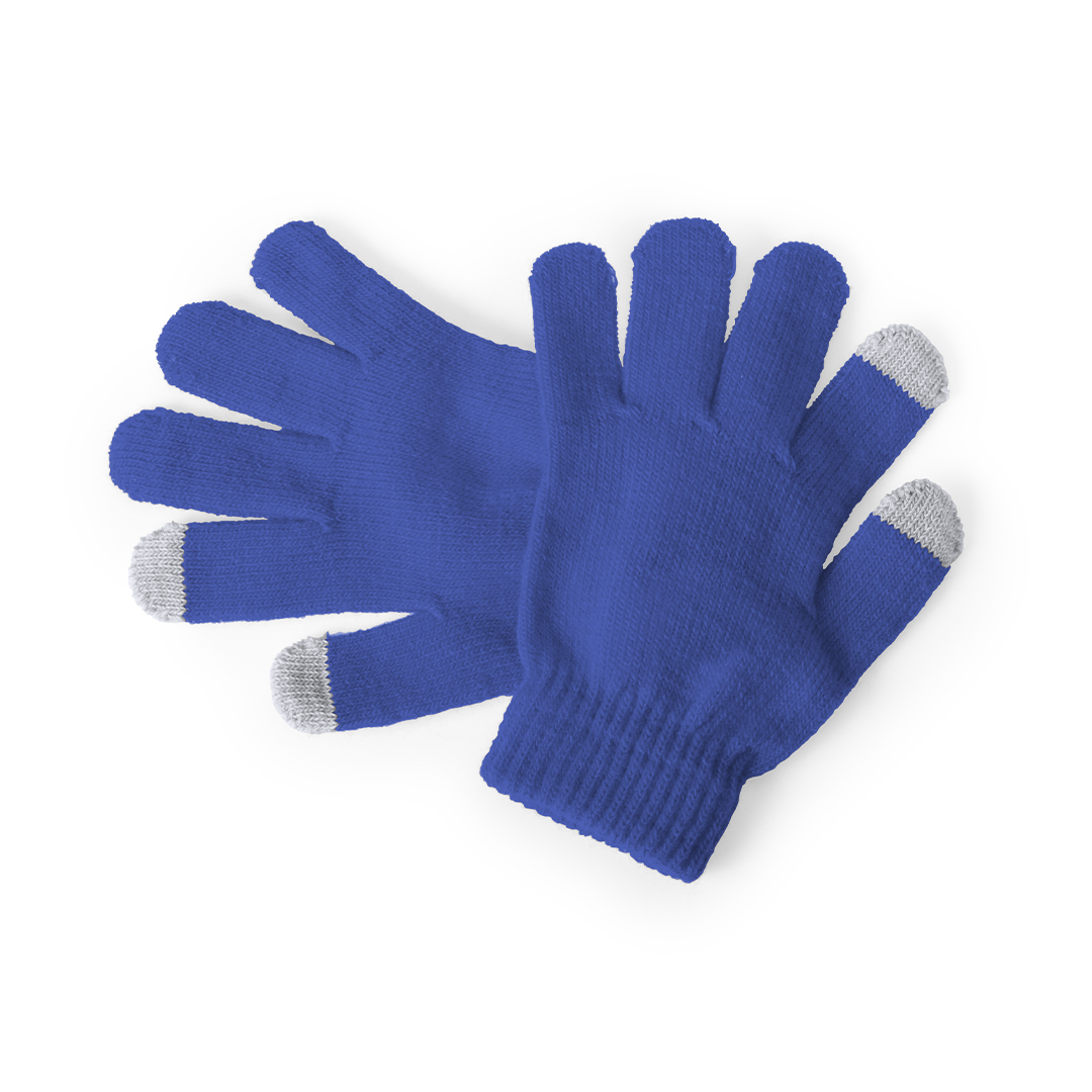 Gants Tactiles Colorés - Chartuzac imprimé comme goodie personnalisé Gants Tactiles Colorés - Chartuzac imprimé avec logo