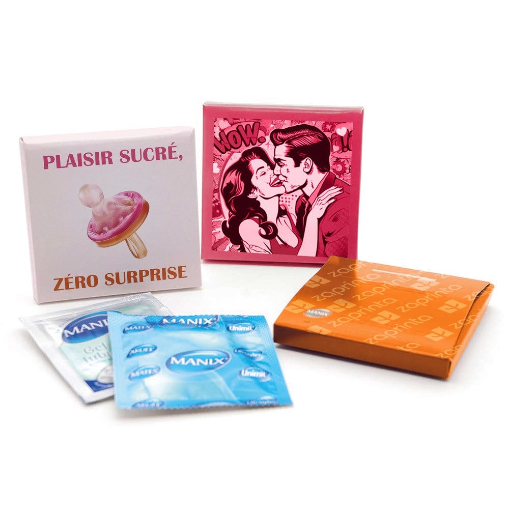 Duo de préservatifs personnalisés Manix® DuoBox - PR11