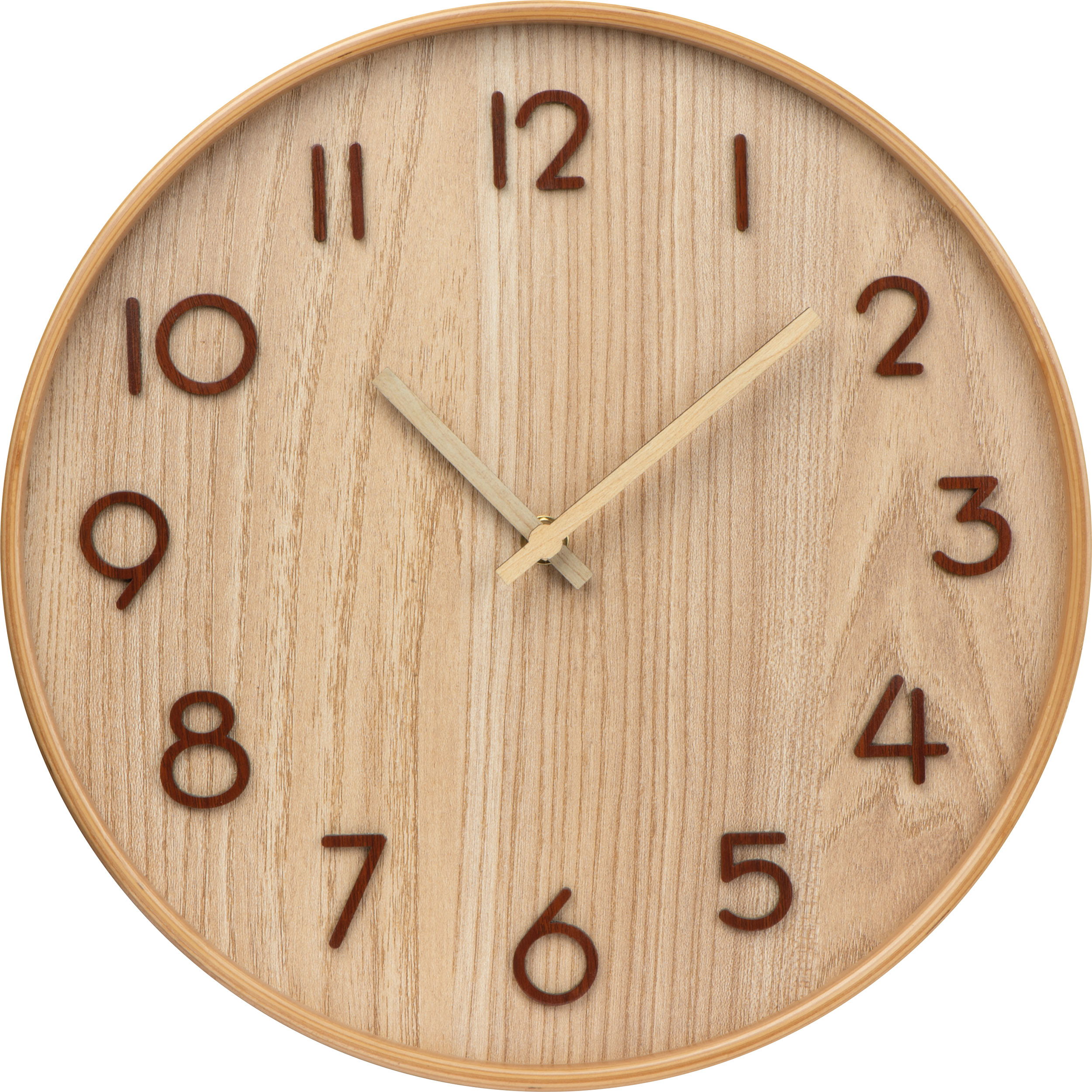 Horloge Murale en Bois Personnalisée (31.5cm) - Wargnies