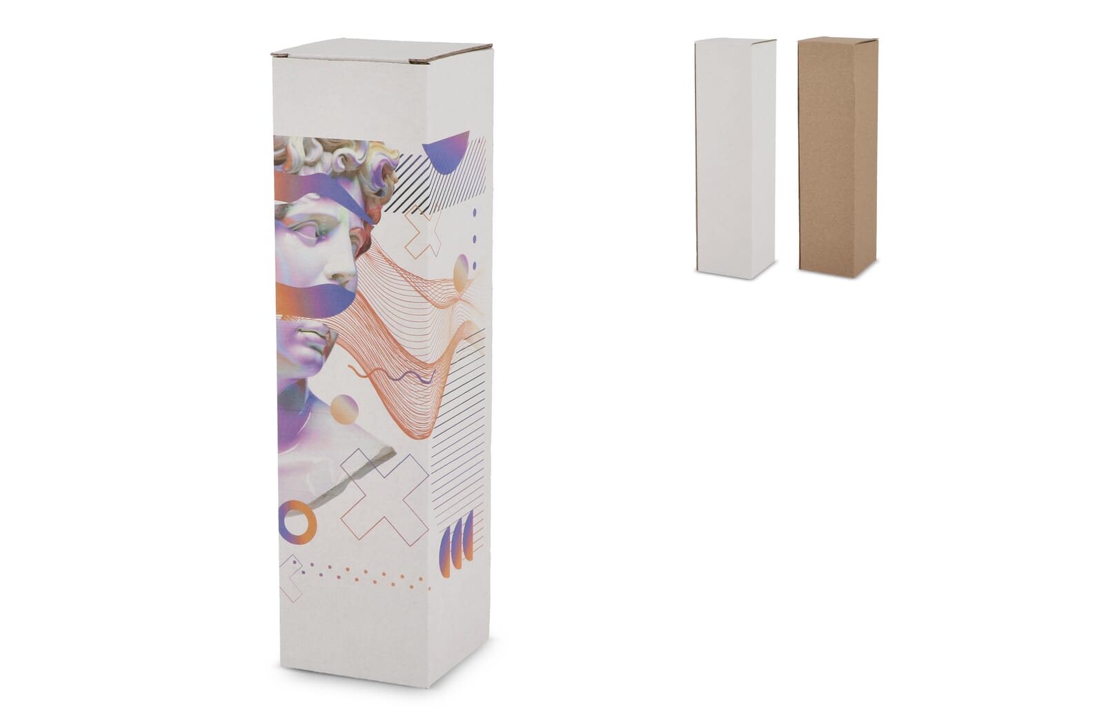 Grande Boîte à Cadeaux Personnalisée pour Bouteilles - Préchacq-Navarrenx imprimé avec logo