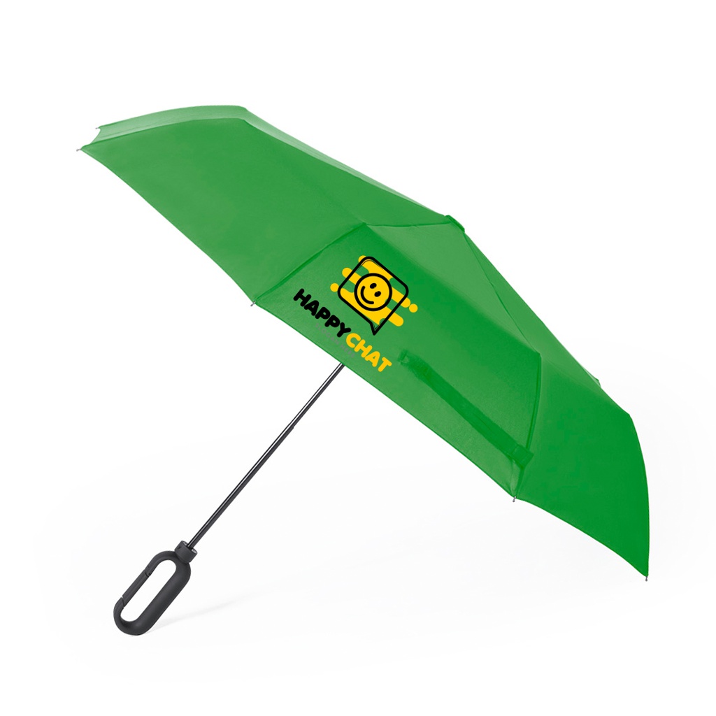 Parapluie personnalisé 100 cm avec poignée mousqueton - Jules - Zaprinta France